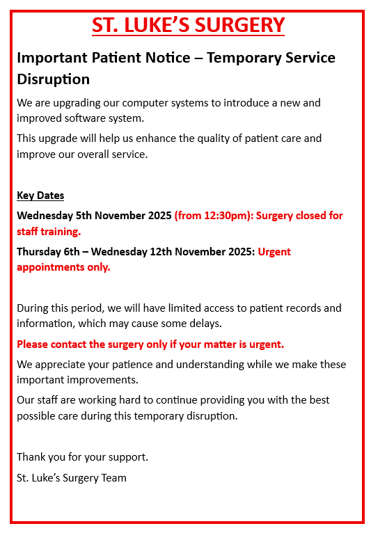 patient notice patient notice